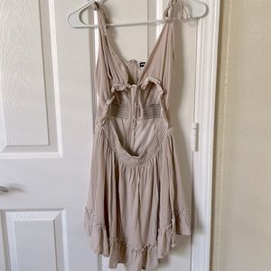 SHEIN, adjustable straps and boob area, cut out in front, never worn, size small